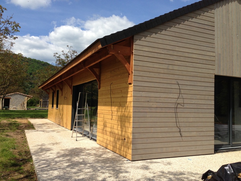 un exemple de réalisation de maison ossature bois